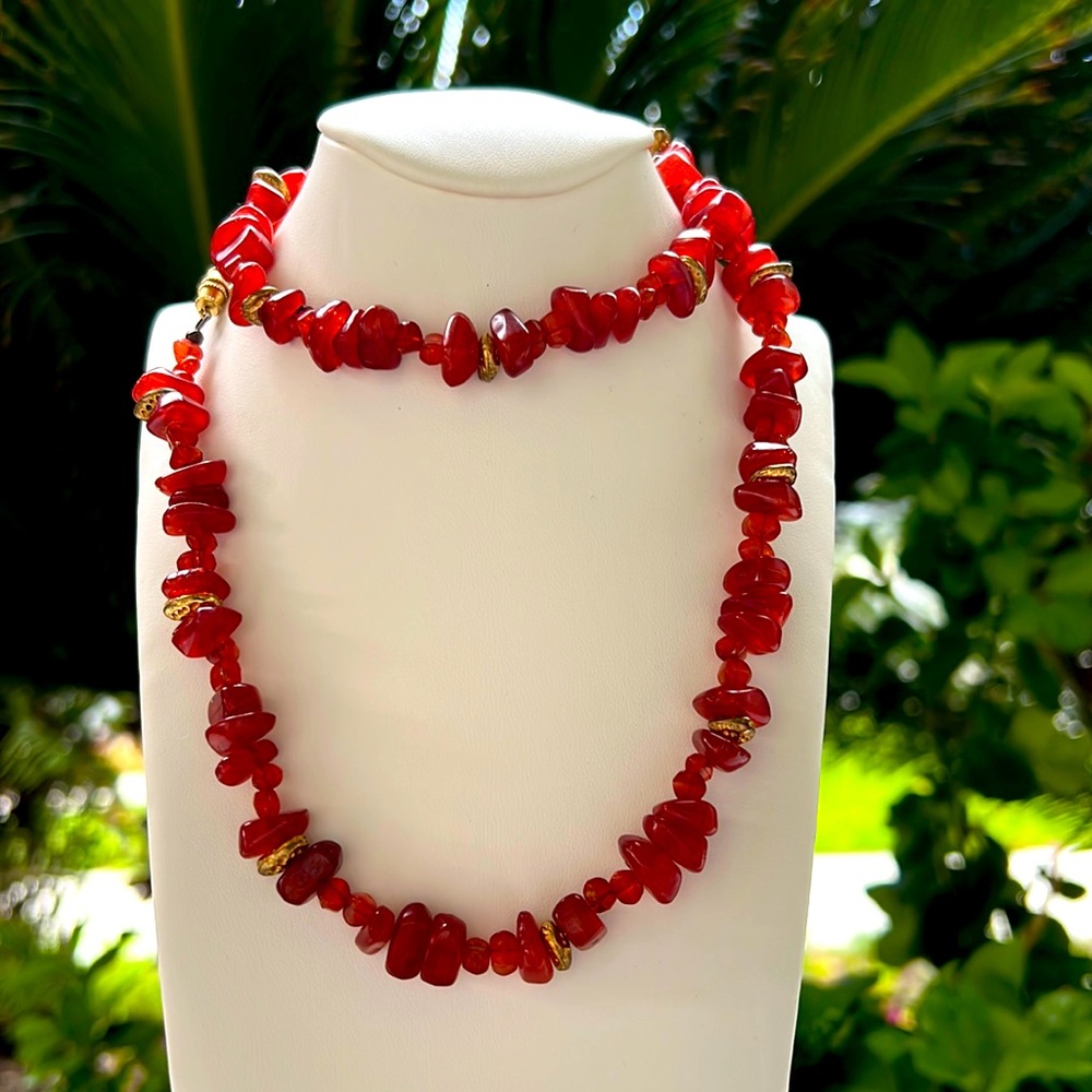 Vintage Agate Necklace